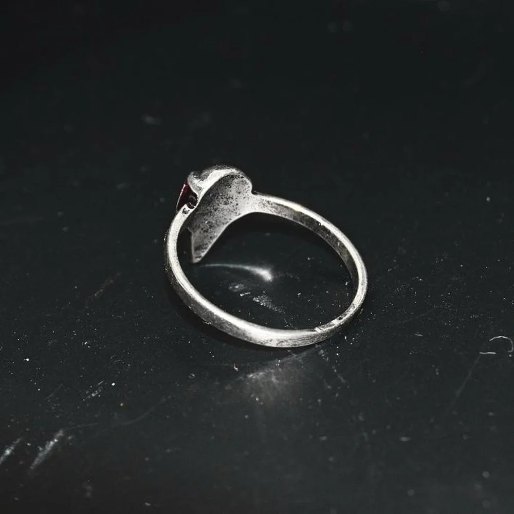 Gothic Raven Head Ring